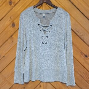 PerSeption Concept Heather Gray Sweater